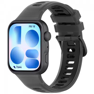 Curea Techsuit W084 pentru Huawei Watch Fit 5 Pro / Fit 5 / Fit 4 Pro / Fit 4 / Fit 3, Neagra
