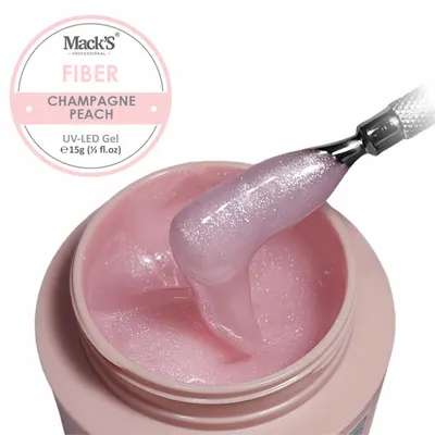 Gel Uv Mack's Fiber Champagne Peach 50g
