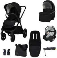 Cărucior pentru bebeluși 3 în 1 Cosatto - Giggle 4 + geantă și sac + bază IsoFix , Foxed