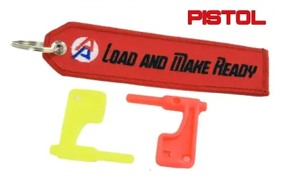 Chamber flag safety bundle 2 bucati cu breloc DAA - PENTRU PISTOL