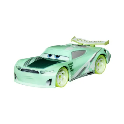 Masinuta metalica Disney Cars 3 Glow Racers - Chase Racelott