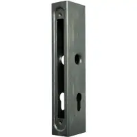 Carcasa metalica pentru broasca incastrabila, distanta 72 mm, profil 40x60 mm, otel negalvanizat