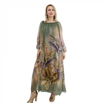 Rochie dreapta tip matase Mariana 9