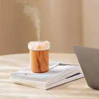 Umidificator cu cristale de sare, uleiuri esentiale, LED, 2W, USB