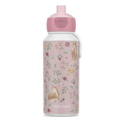 Sticlă pentru copii roz-deschis din plastic 400 ml Fairy Garden by Little Dutch – Mepal
