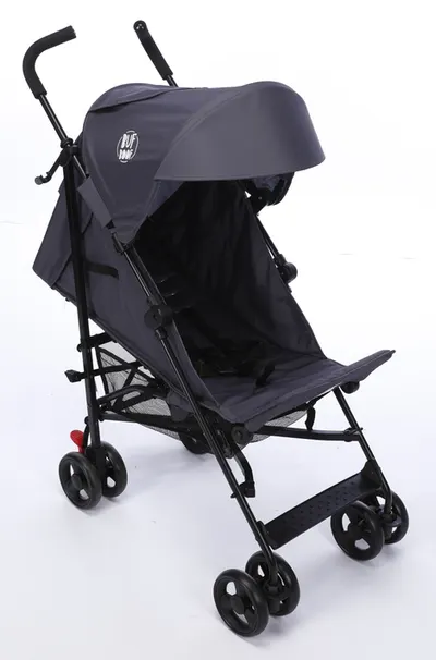 Carucior pentru copii Buf Boof sport S120 gri cu spatar reglabil