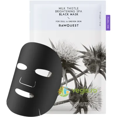Masca cu Armurariu pentru Luminozitatea Tenului cu Ton Neuniform Brightening SPA Black Mask 28ml