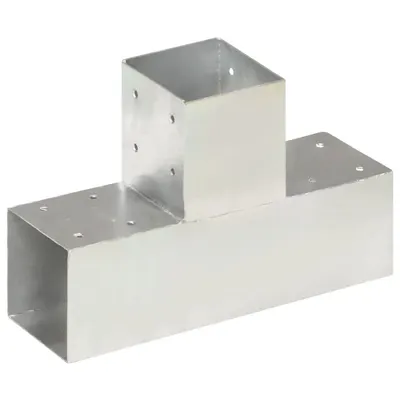 vidaXL Conector de grindă, formă T, 91 x 91 mm, metal galvanizat
