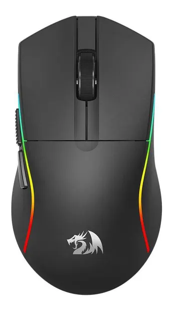 Mouse gaming Redragon - M816-STD, optic, wireless, negru