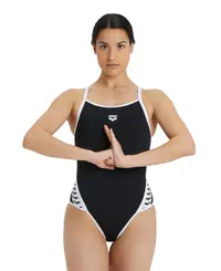 Arena Badpak Icons Superfly Back Solid Zwart