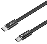 Cablu Forcell - F-Energy, USB-C/USB-C, 100W, 5A, 1.2 m, negru