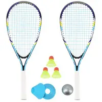 Set Crossminton 2 Rachete + Volane + Markere + Minge + Husă Nils