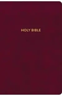 KJV Rainbow Study Bible, Burgundy Leathertouch, Indexed