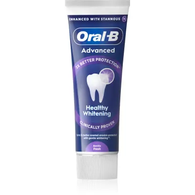 Oral-B Advanced Healthy Whitening pasta de dinti cu efect de albire și calmare Arctic Fresh 75 ml