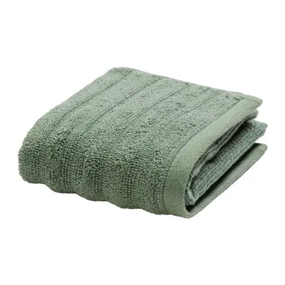 Prosop verde din bumbac din frotir 30x50 cm Maya – douceur d'intérieur