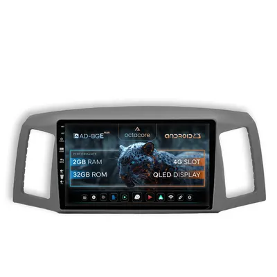 Navigatie Jeep Grand Cherokee (2004-2007), Android, E-Octacore 2GB RAM + 32GB ROM, 10.1 Inch - AD-BGE10002+AD-BGRKIT297v2