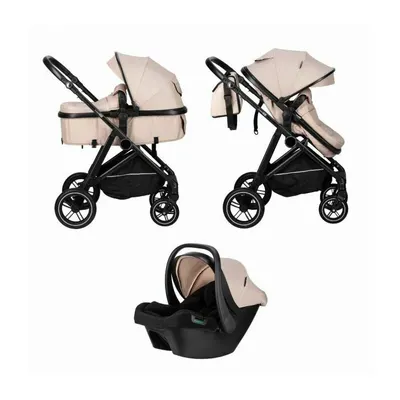 Carucior 3 in 1, FreeON, Neo, Transformabil, Pana la 22 kg, EN1888-2:2018+A1:2022, E8*129R04/01, 0 luni+, Beige