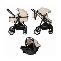 Carucior 3 in 1, FreeON, Neo, Transformabil, Pana la 22 kg, EN1888-2:2018+A1:2022, E8*129R04/01, 0 luni+, Beige