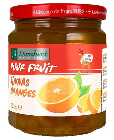 Dulceață de portocale, fără zahăr adăugat, 315 g, Damhert