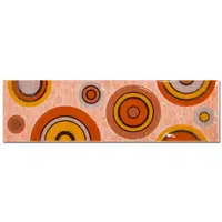 Brau decorativ faianta baie / bucatarie Mona Caramel 7 x 25