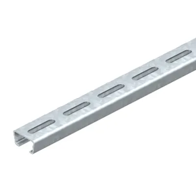 Anchor rail AMS3518, slot 16.5 mm, FS, perforated | Type AMS3518P2000FS