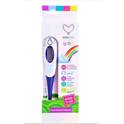 Termometru digital cu varf flexibil impermeabil Baby, 1 bucata, EasyCare