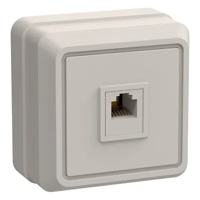 RT20-okm Simpla priza telephone OKTAVA (cream)