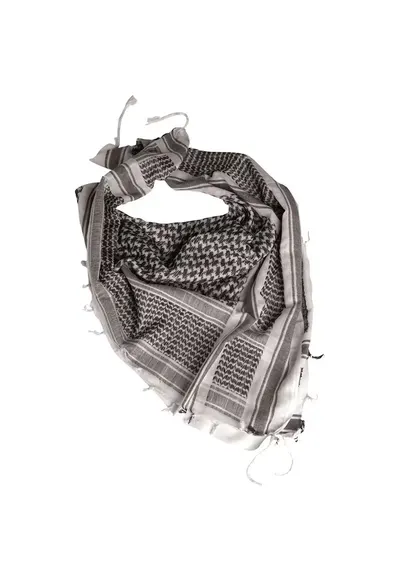 Esarfa Shemag Alb/Negru