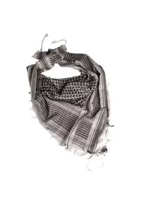 Esarfa Shemag Alb/Negru