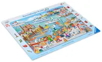 Puzzle Ravensburger din 24 de piese - O zi in port