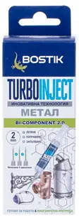 Adeziv bicomponent Bostik - Turbo Inject, pentru metal, 10 g