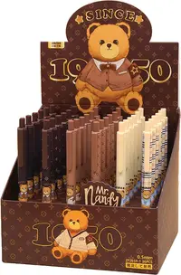 Pix cu gel B-Max Nandy Bear - Carouri, 0.5 mm, asortiment