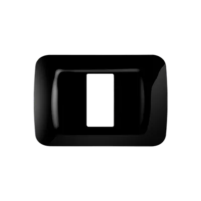 Placa ornament TOP SYSTEM - tehnopolimer gloss finish - 1 modul- TONER BLACK - SYSTEM