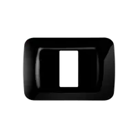 Placa ornament TOP SYSTEM - tehnopolimer gloss finish - 1 modul- TONER BLACK - SYSTEM