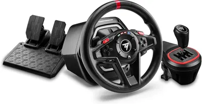 Volan cu pedale Thrustmaster - T-128 Shifter Pack, Xbox/PC