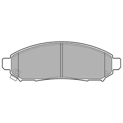 Set placute frana, frana disc DELPHI LP2011