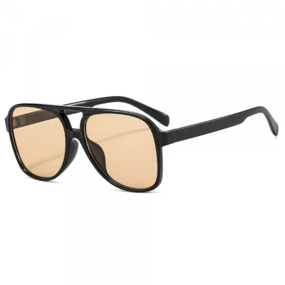 Ochelari De Soare Unisex Techsuit 98061, Protectie UV, Negri Maro Deschis