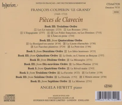 Francois Couperin - Keyboard Music 3