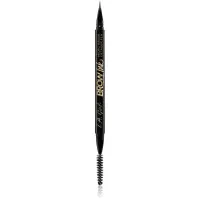 L.A. Girl Cosmetics Brow Ink creion pentru sprancene cu pensula culoare Dark Brown 0.45 ml
