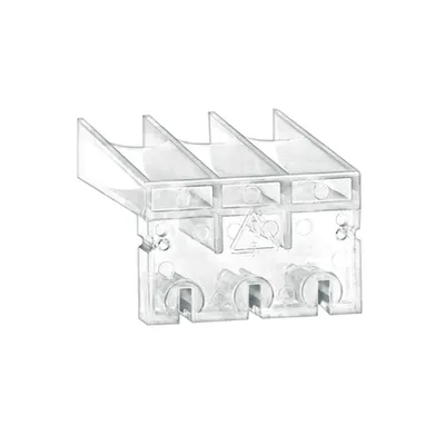 Set of 2 Three-Pole Terminal Covers, For Ga016 a-Ga040 A, Ga063 Sa, Ga016 C-Ga040 C, Ga040 D