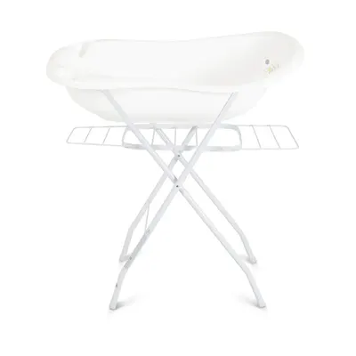 Cadita cu suport cu uscator Cangaroo Aqua Zebra Alb