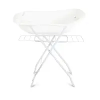 Cadita cu suport cu uscator Cangaroo Aqua Zebra Alb