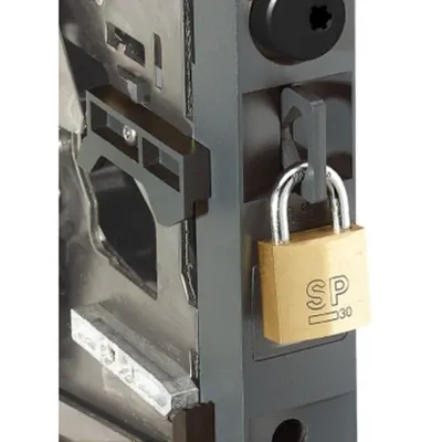 Blocare in pozitia deconectat, incuietoare Profalux, 2 incuietori cu 1 cheie, cu kit de adaptare inclus
