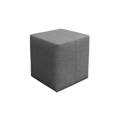 Taburet ROKA, gri deschis, 35x35x38 cm