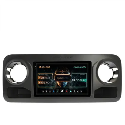 Navigatie 2K Mercedes Benz Sprinter, Android, S-Quadcore 4GB RAM + 64GB ROM, 10.36 Inch - AD-BGS100042K+AD-BGRKIT407V2