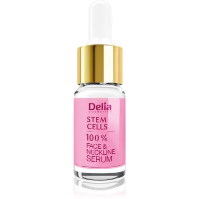 Delia Cosmetics Professional Face Care Stem Cells Ser impotriva ridurilor cu acid-hialuronicSer impotriva ridurilor cu celule stem pentru fata, gat si piept 10 ml