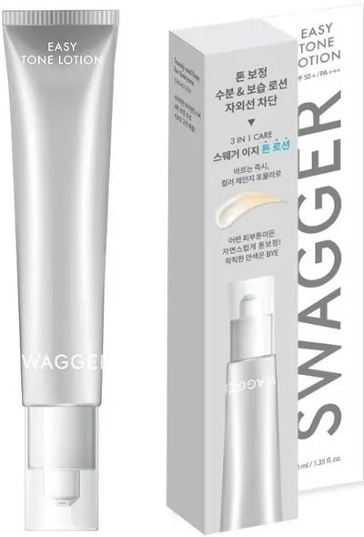 Swagger Crema hidratanta unisex tonifianta cu factor de protectie solara, SPF50+, 40 ml