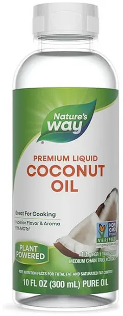 Liquid Coconut oil, 300 ml, Nature’s Way