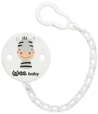 Lanț pentru suzetă Wee Baby - Patterned, zebră