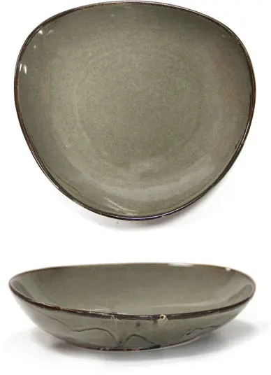 Farfurie adâncă Horecano - Antique Grey, 28 cm